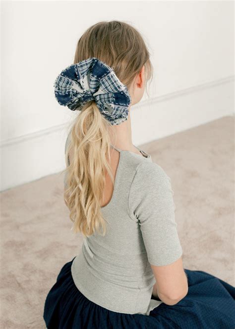 A Bronze Age Oversized Cotton Hair Scrunchie, Canada