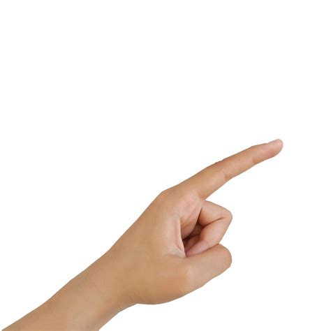 Finger Pointing Up Png