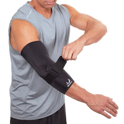 Buy BIOSKIN Tennis Elbow Brace, Elbow Compression Sleeve with Support ...