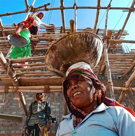 Women make up only 12 per cent of the construction workforce in India ...