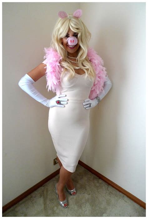 Homemade Miss Piggy Costume
