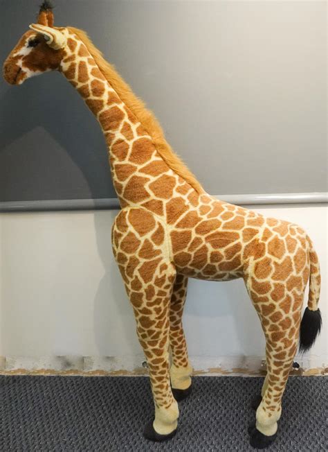 Lot - Stuffed Animal Giraffe, H: 68 in. (172.7 cm.)