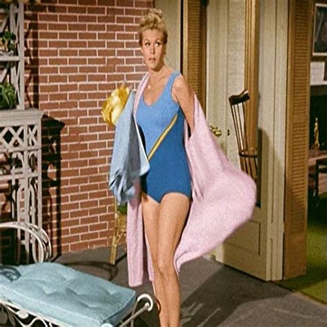 Amazon.com: Posterazzi DAP17658 Elizabeth Montgomery-Blue Bathing Suit ...