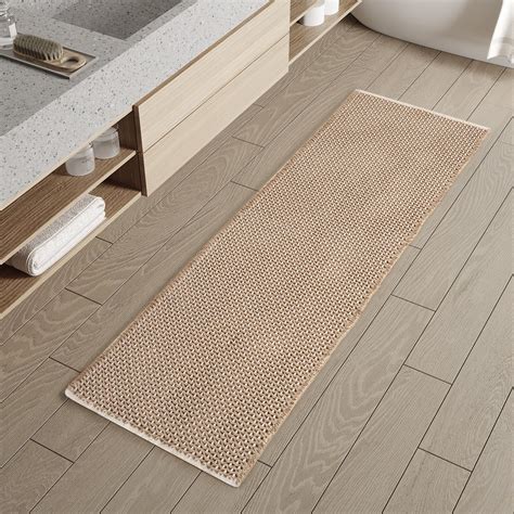 Amazon.com: Checkered Bath Mat Runner, Super Absorbent Non Slip ...