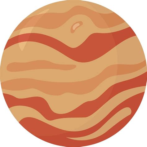 Planet Venus, illustration, vector on white background 13571012 Vector ...