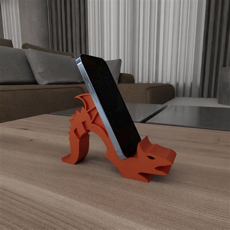 Dragon Phone Stand or Holder for Accessories With 3D Stl Files, 3D ...