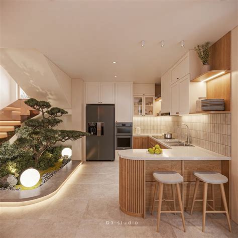 52-2 Wabi-sabi Kitchen 3ds Max Scene - Inspiring interior design ideas ...