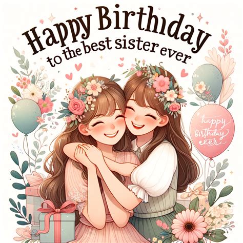 Happy Birthday Wishes for Sister | Happy birthday wishes sister ...