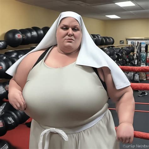 SSBBW nun big biceps giant boobs pecs boxing by Jonsey4321 on DeviantArt