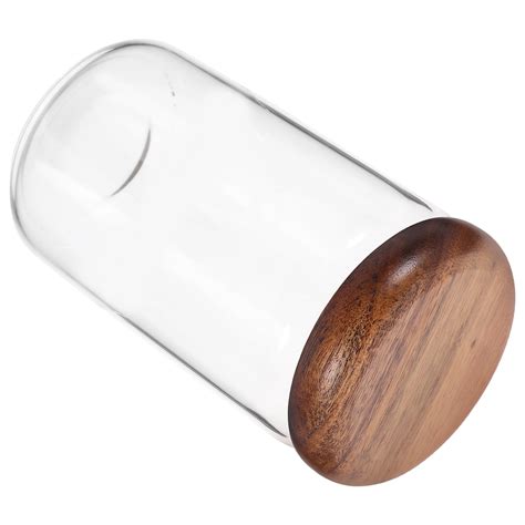 FOLOYORI Pantry Storage Containers in Transparent Glass 1Set 5.9In X 3 ...