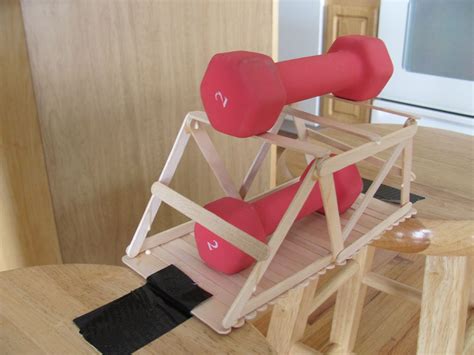 How To Build A Strong Popsicle Stick Bridge With 100 Sticks - Design Talk