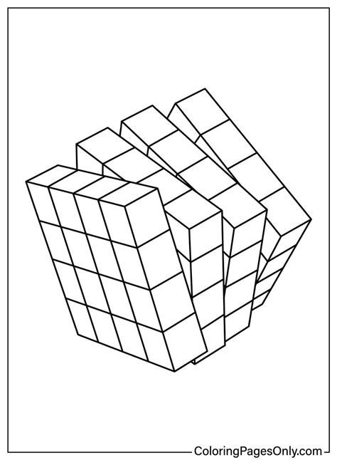 30+ Rubik's Cube Coloring Pages - Free Printable PDF & Online Coloring