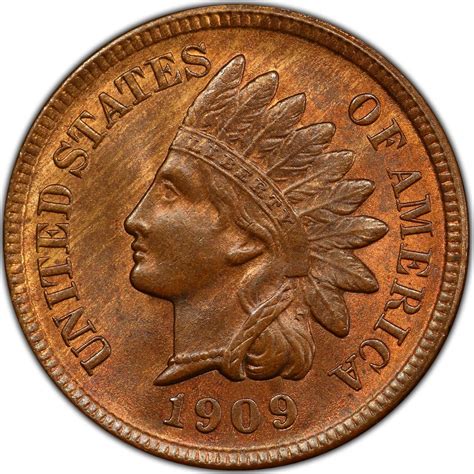 One Cent 1909 Indian Head, Coin from United States - Online Coin Club