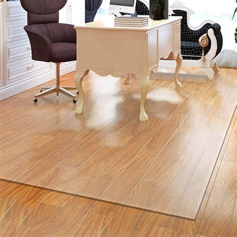 Amazon.com: VSOYRA Desk Chair Mat for Hardwood Floor, Clear PVC ...
