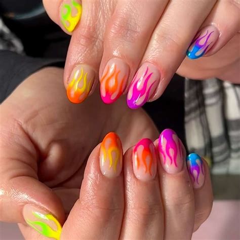 17 Flame Nail Art Ideas to Set Your Fingertips Ablaze