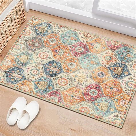 Amazon.com: Lahome Moroccan Trellis Area Rug, 2x3 Entry Rug Non-Slip ...