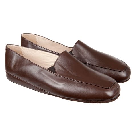 Men's Luxury Leather Slippers at Edward Miller blog