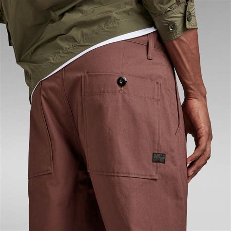 Pleated Chino Shorts | Brown | G-Star RAW®