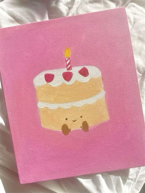 jellycat | Pink canvas art, Cute easy paintings, Mini canvas art