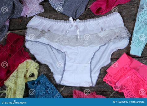 Panties on the floor stock image. Image of panties, blue - 110320033