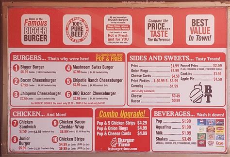 Online Menu of Its Burger Time Restaurant, Sioux Falls, South Dakota ...