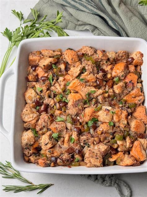 Vegan Chestnut Stuffing - Serene Trail