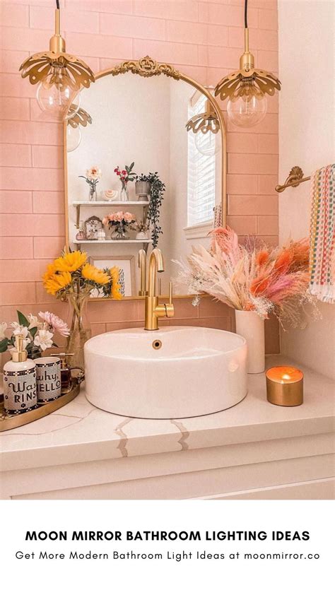 Moon mirror modern bathroom lighting ideas – Artofit