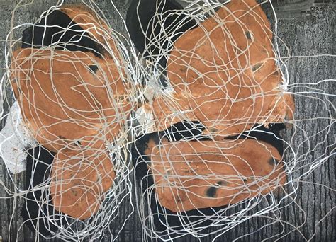 Sara Dudman - Dynamic Equilibrium (Stone Dialogue) 01: Mud and Ink Painting by Sara Dudman RWA ...