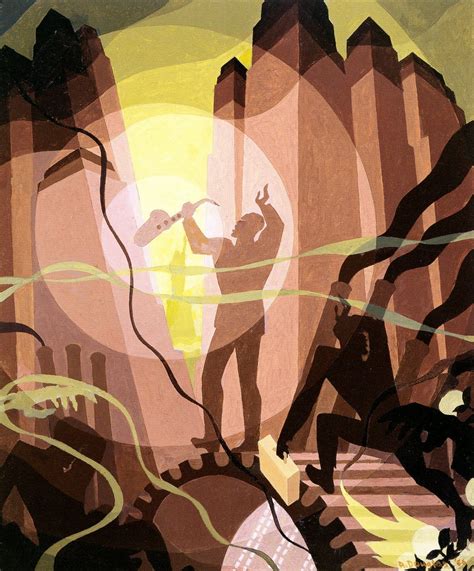 Aaron Douglas. Song of the towers. Historical and modern African ...