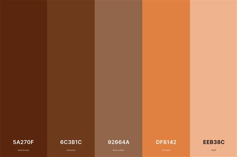 20 Brown Color Palettes with Names and Hex Codes - CreativeBooster