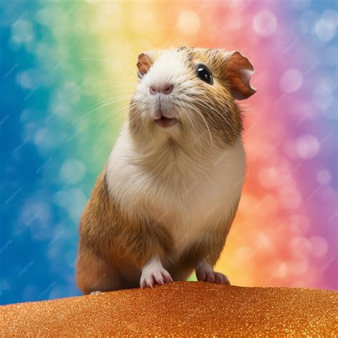 Premium AI Image | A photograph of cute an adorable guinea pig