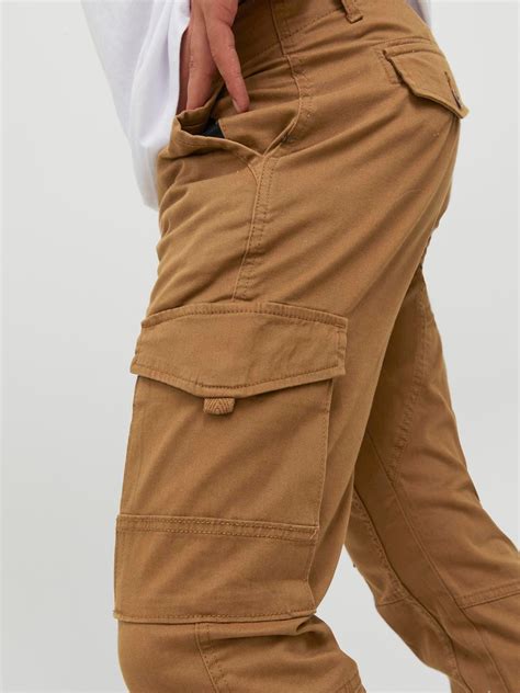 Slim Fit Cargo trousers | Medium Brown | Jack & Jones®