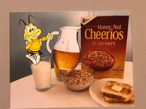 Cheerios Bee Animation Production Cel with Color Matching B.G. 1980's ...