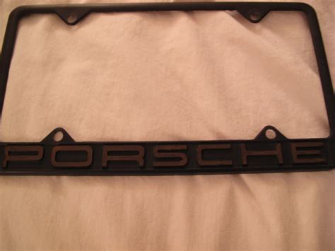 Vintage Porsche License Plate Frame | #4825827601