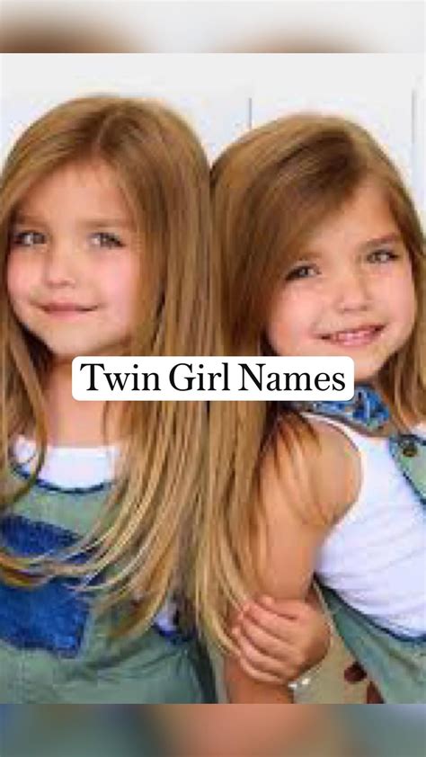 Twin girl names – Artofit