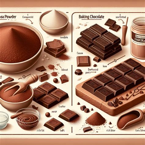 Cocoa Powder vs Baking Chocolate: Understanding the Differences