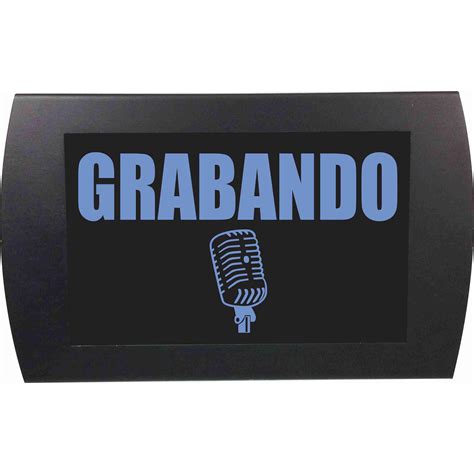 American Recorder RECORDING Indicator Sign OAS-2002M-BL-SP B&H