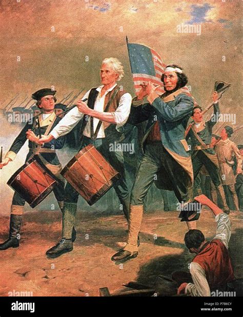 English: Spirit of '76 . 1875 76 Spirit of '76 Stock Photo - Alamy