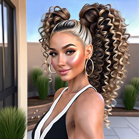 15 Curly Hair High Ponytail Ideas for Effortless Style – Burst of Style