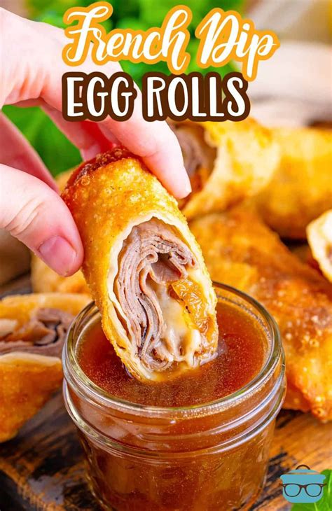 French dip egg rolls – Artofit