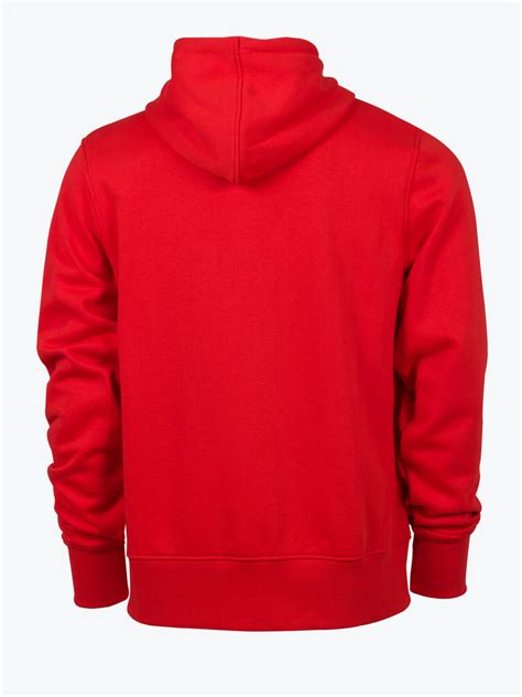 Red Zip-Up Hoodie | Red Hoodie | Avec Sport