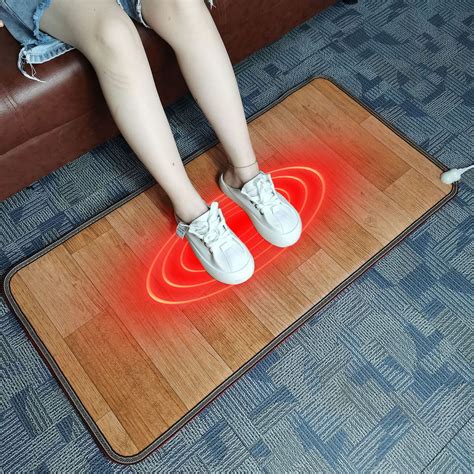 RnemiTe-amo on Sale！Heated Floor Mat - Foot Warmer Under Desk, 11.8x19 ...