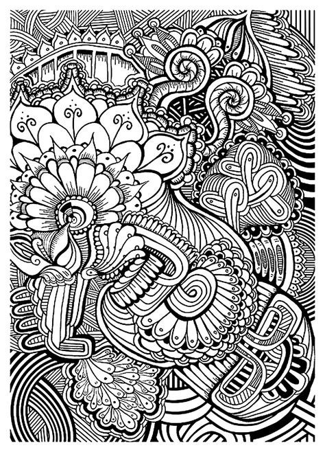 Zen anti stress relax to print - Anti-stress / Zen Coloring Pages