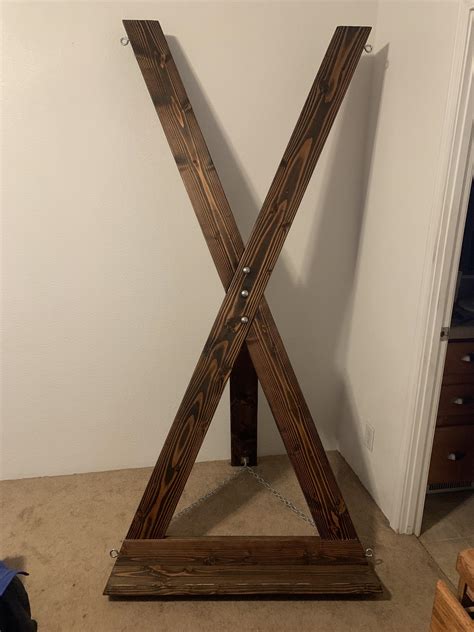 First time DIY St. Andrew’s Cross, would love to hear criticism and ...