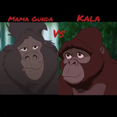 Mama Gunda VS Kala (Gorilla Rumble) by CartoonCatfights on DeviantArt