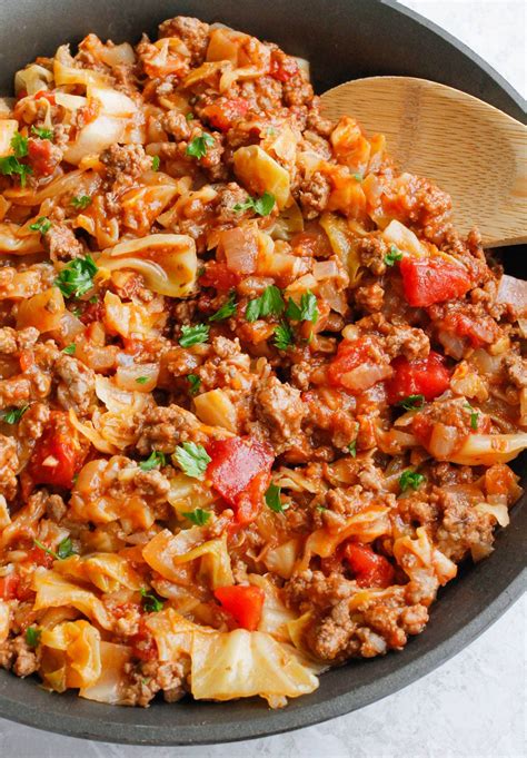 15 Of the Best Real Simple Cabbage and Ground Beef Skillet Ever – Easy ...