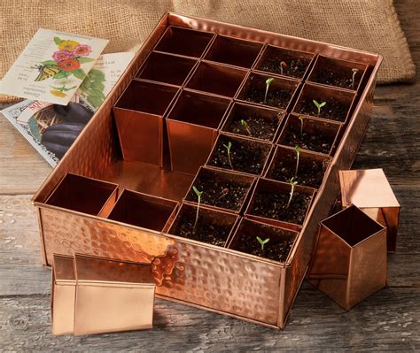 This Copper Seed Starting Tray Is a Great Gift for Gardeners