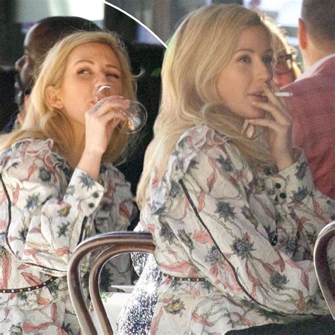 Ellie Goulding Smoking Weed