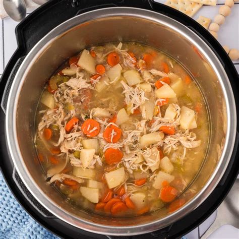 Instant Pot Chicken Stew Recipe, Ready in under 30 minutes!