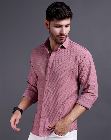 Pink Mens Shirts Pink Dress Shirt | Envy Shirt 51014